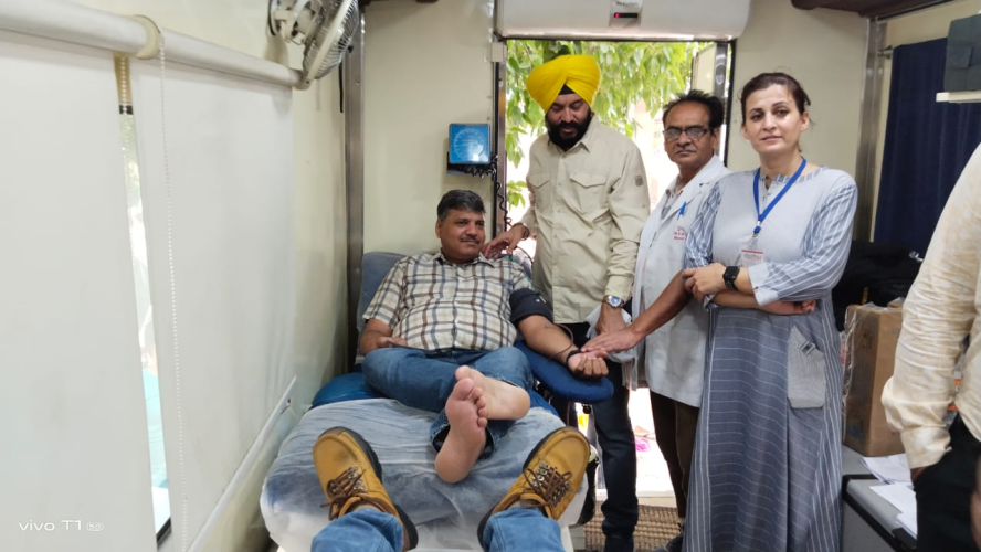 Health and Blood Donation Camp